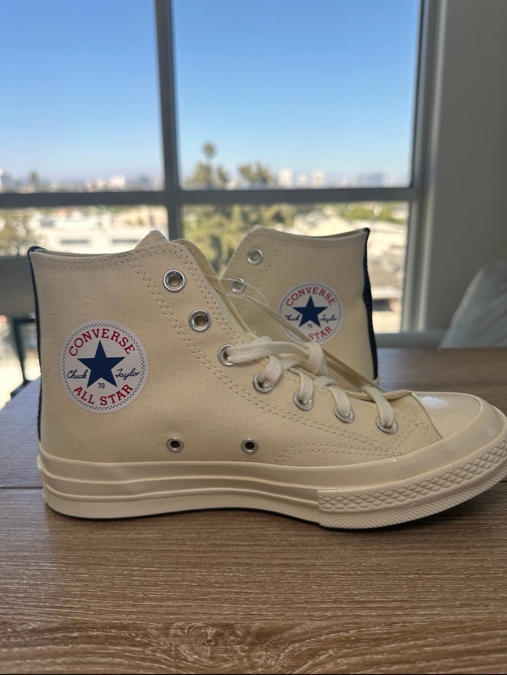 NWT!! Converse x PLAY Comme des Garçons Chuck 7.5 US - Picture 4 of 6